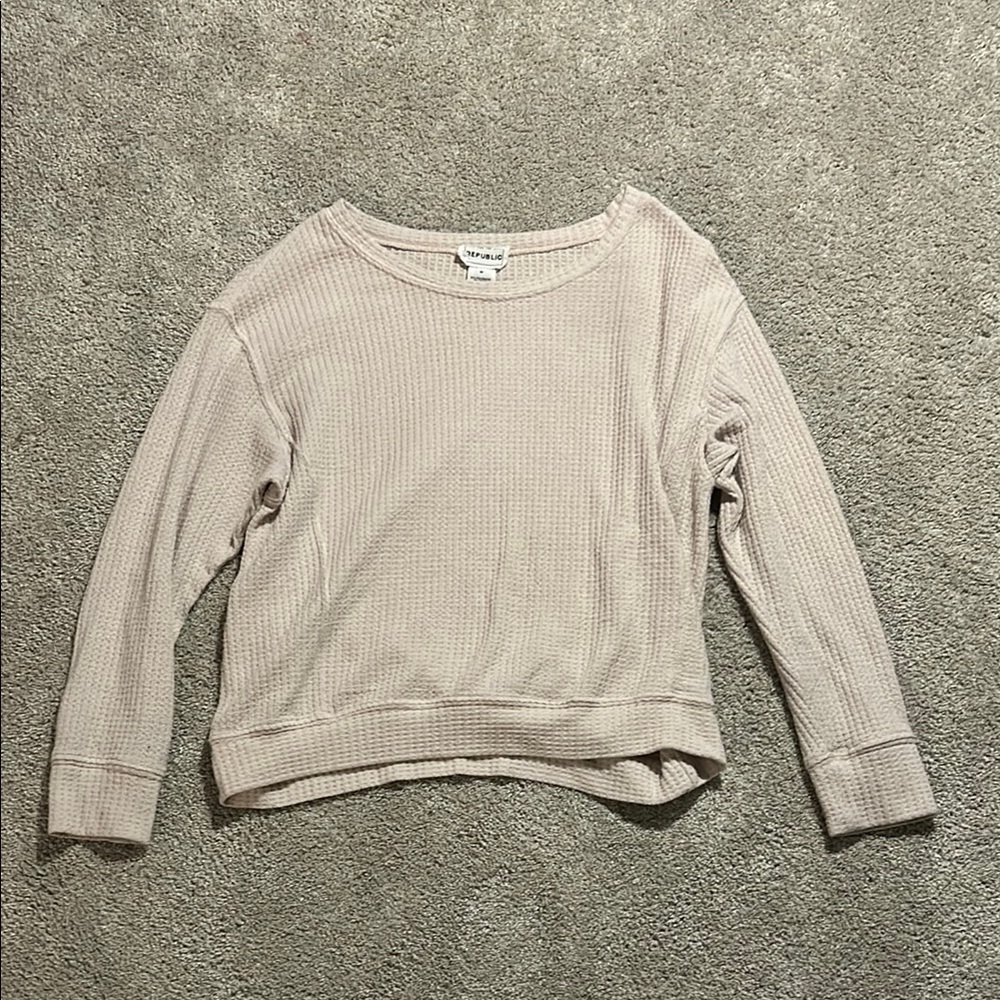 For The Republic Pink and White Jacket